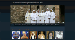 Desktop Screenshot of benedictinesofdivinewill.org
